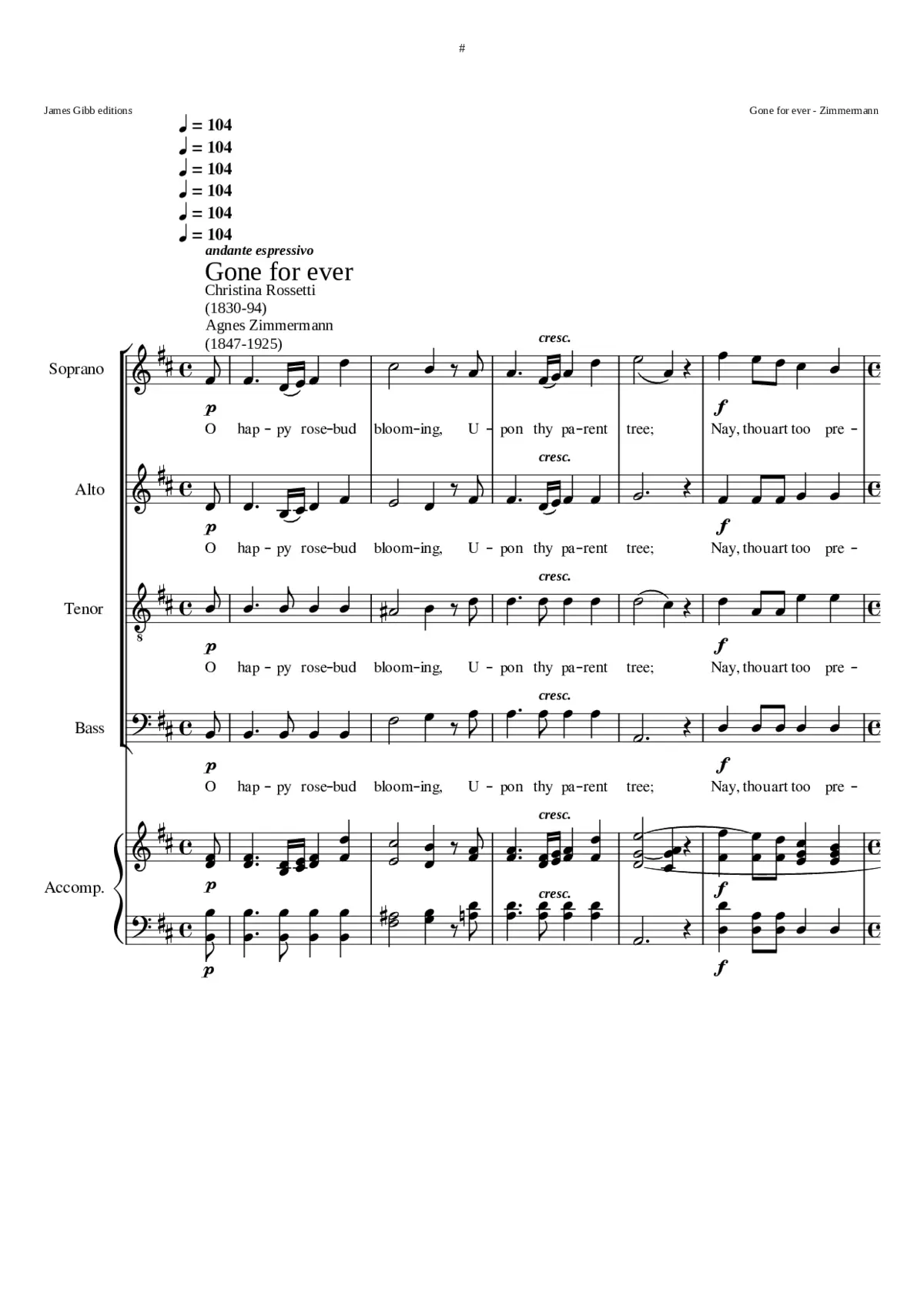 Gone for ever - Page 1