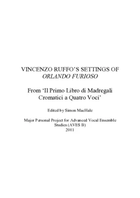 Settings of Orlando Furioso