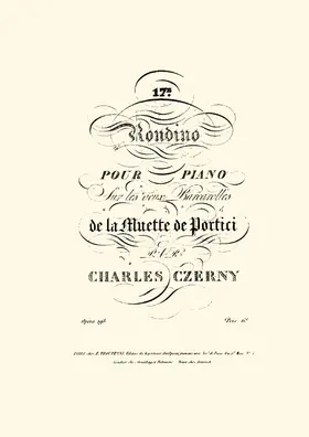 17th Rondino sur les deux Barcarolles de la Muette de Portici