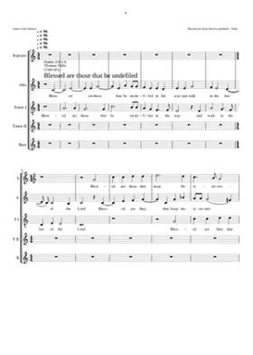 Blessed are those that be undefiled