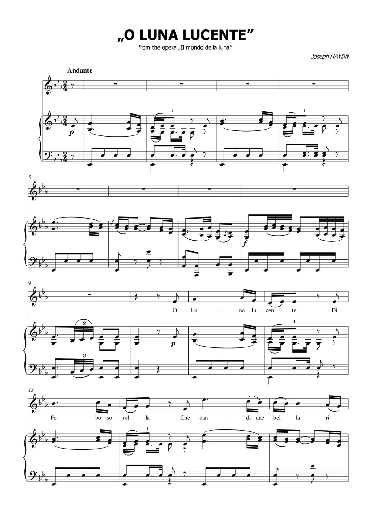 Il mondo della luna - Page 1