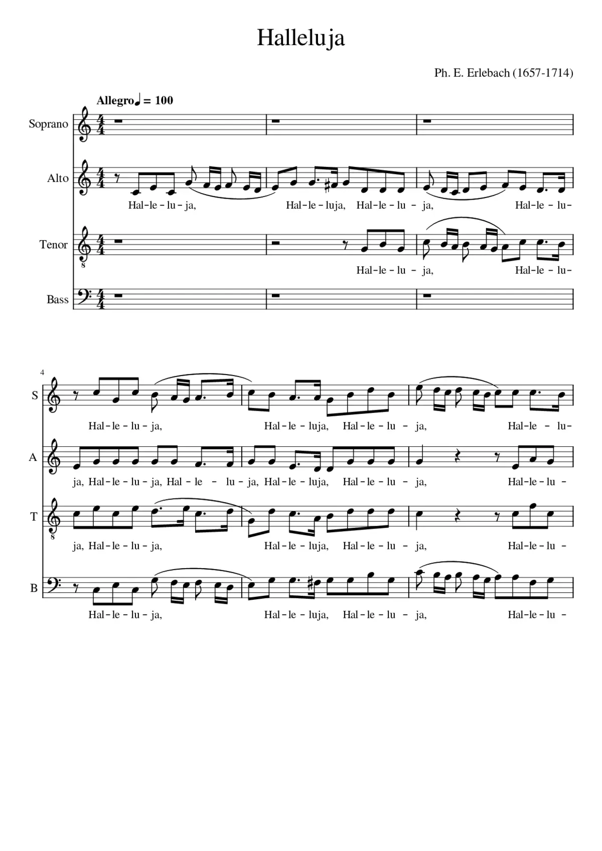 Halleluja - Page 1