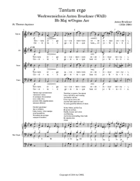 Tantum ergo B-flat major, WAB 44