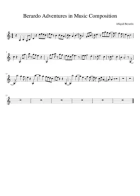 Berardo Adventures in Music Composition