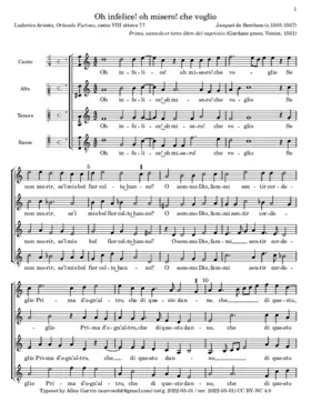 Oh infelice! oh misero! che voglio