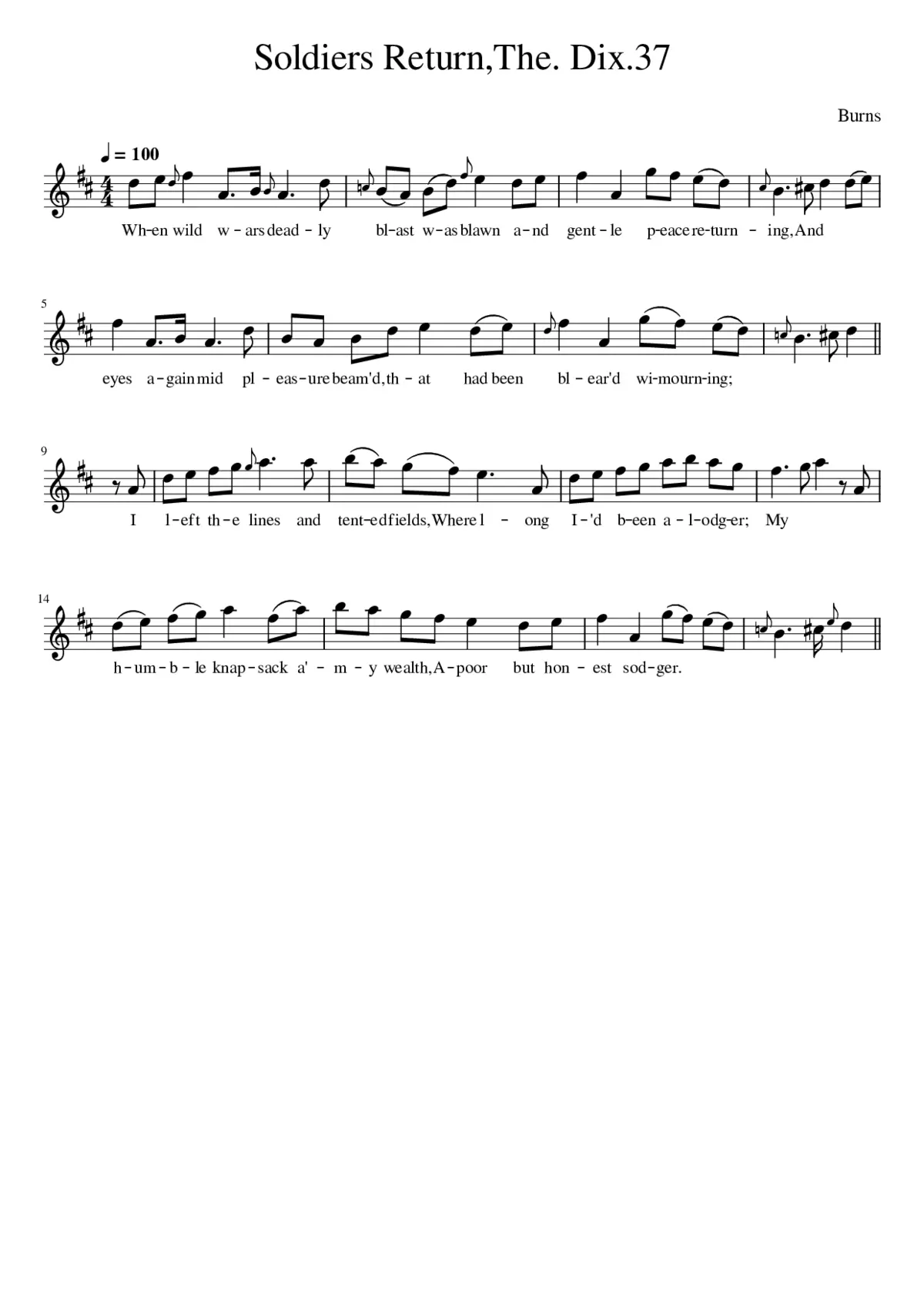 Soldiers ReturnThe. Dix.37 - Page 1