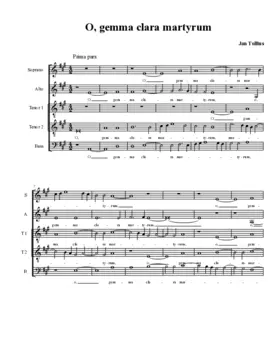 O, gemma clara martyrum