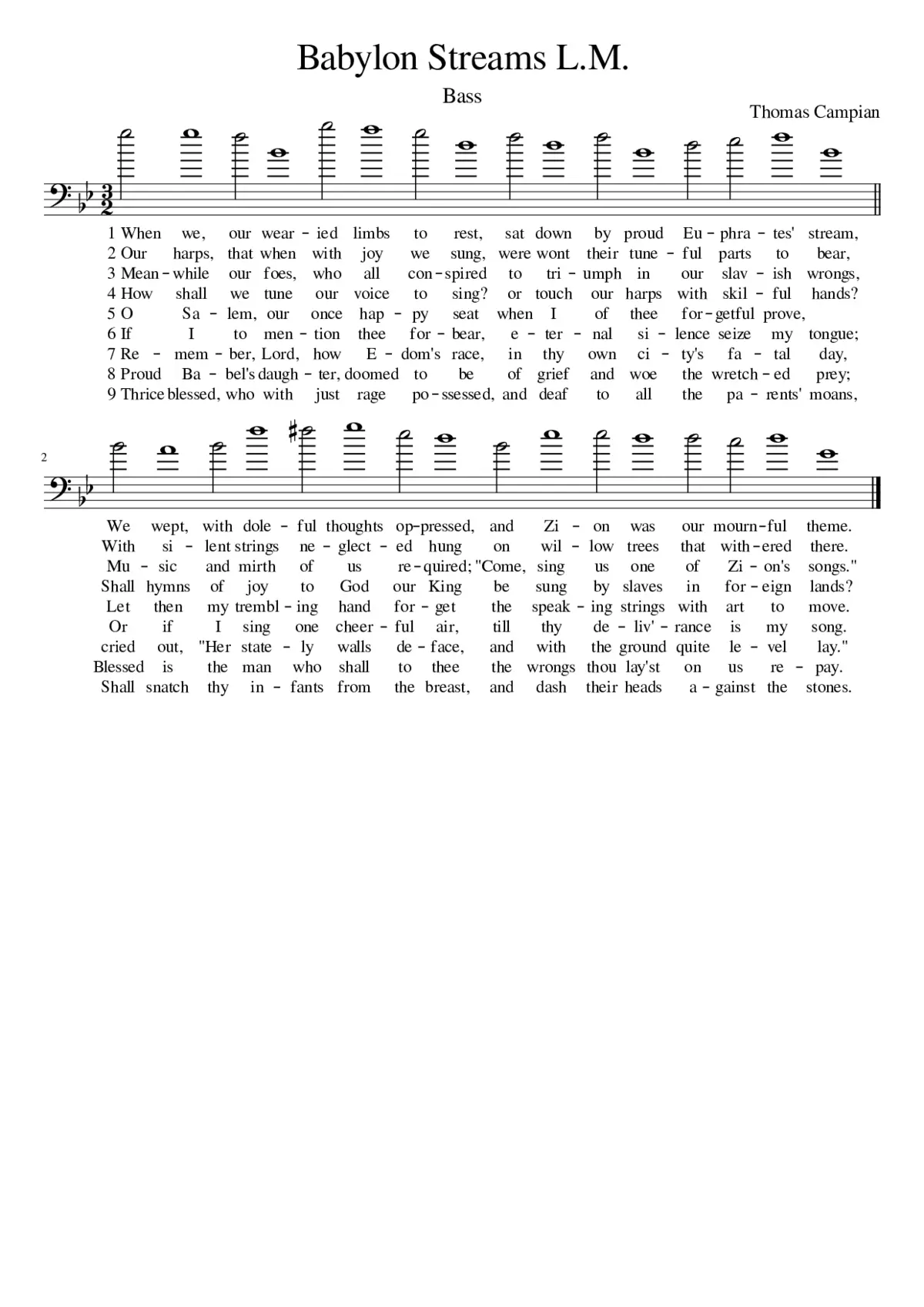 Babylon Streams L.M. - Page 1