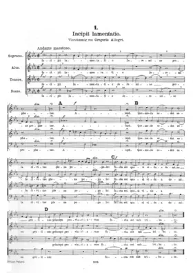 Incipit lamentatio