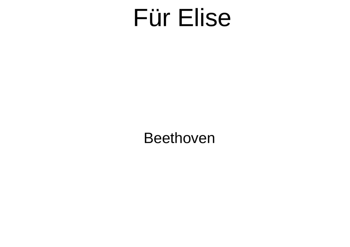 Für Elise WoO 59 - Page 1