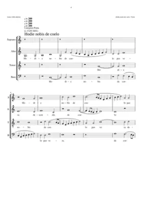 Hodie nobis de coelo