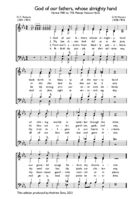 God of our fathers, whose almighty hand
