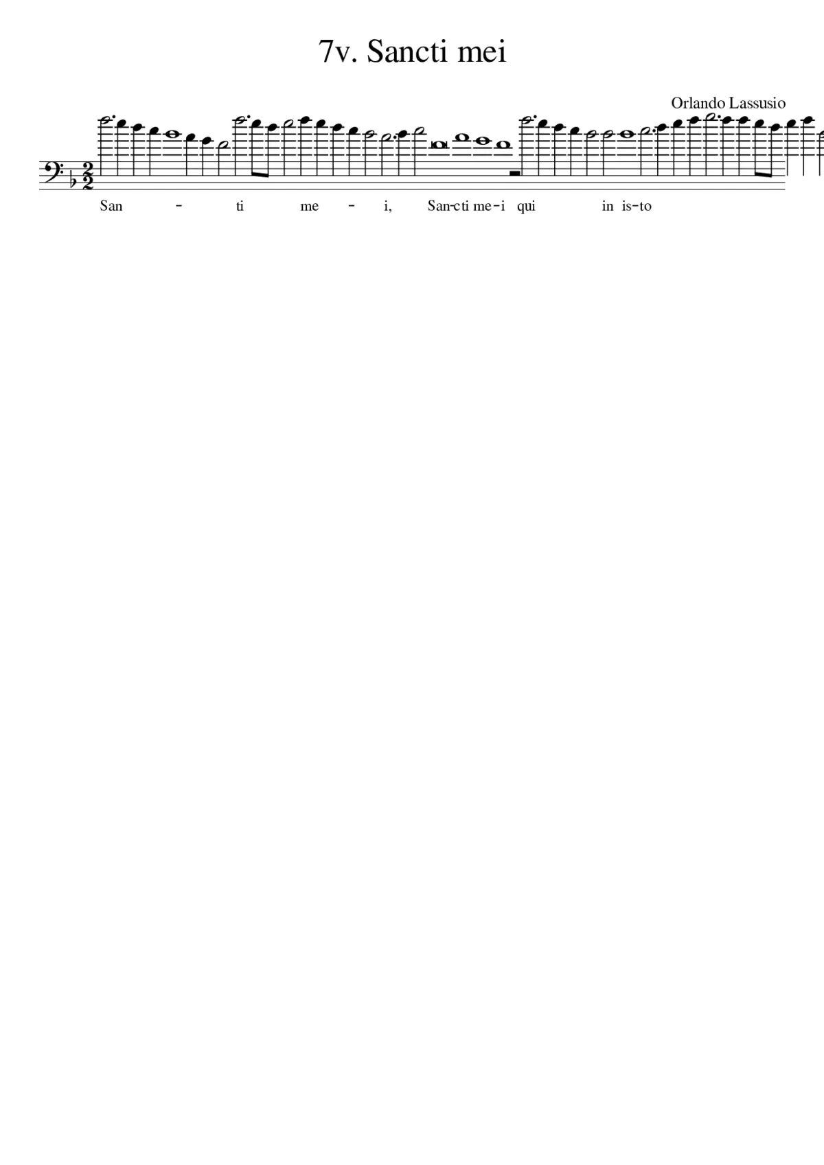7v. Sancti mei - Page 1