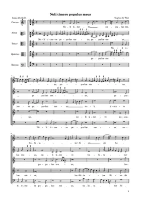 Noli timere populus meus