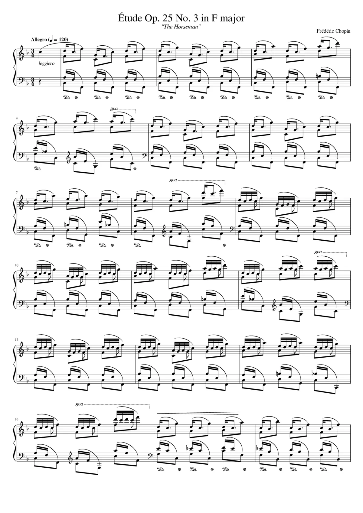 Études Op.25 - Page 1
