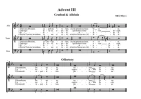 Advent III Gradual, Alleluia and Offertory