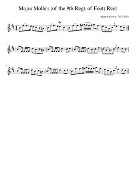 Major Molle's (of the 9th Regt. of Foot) Reel