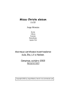 Missa Christe eleison
