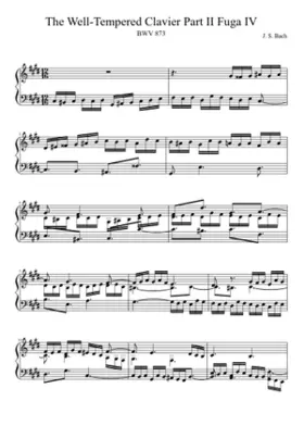 Prelude and Fugue in C-sharp minor BWV 873