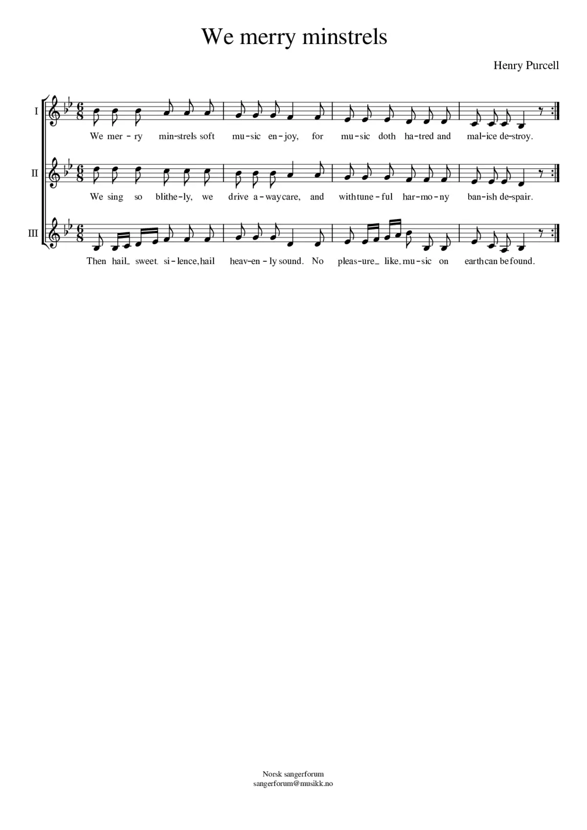 We merry minstrels - Page 1