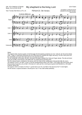 My shepherd is the living Lord