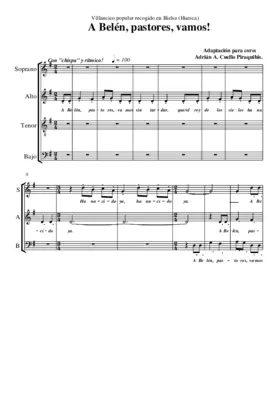 A Belén, pastores, vamos!