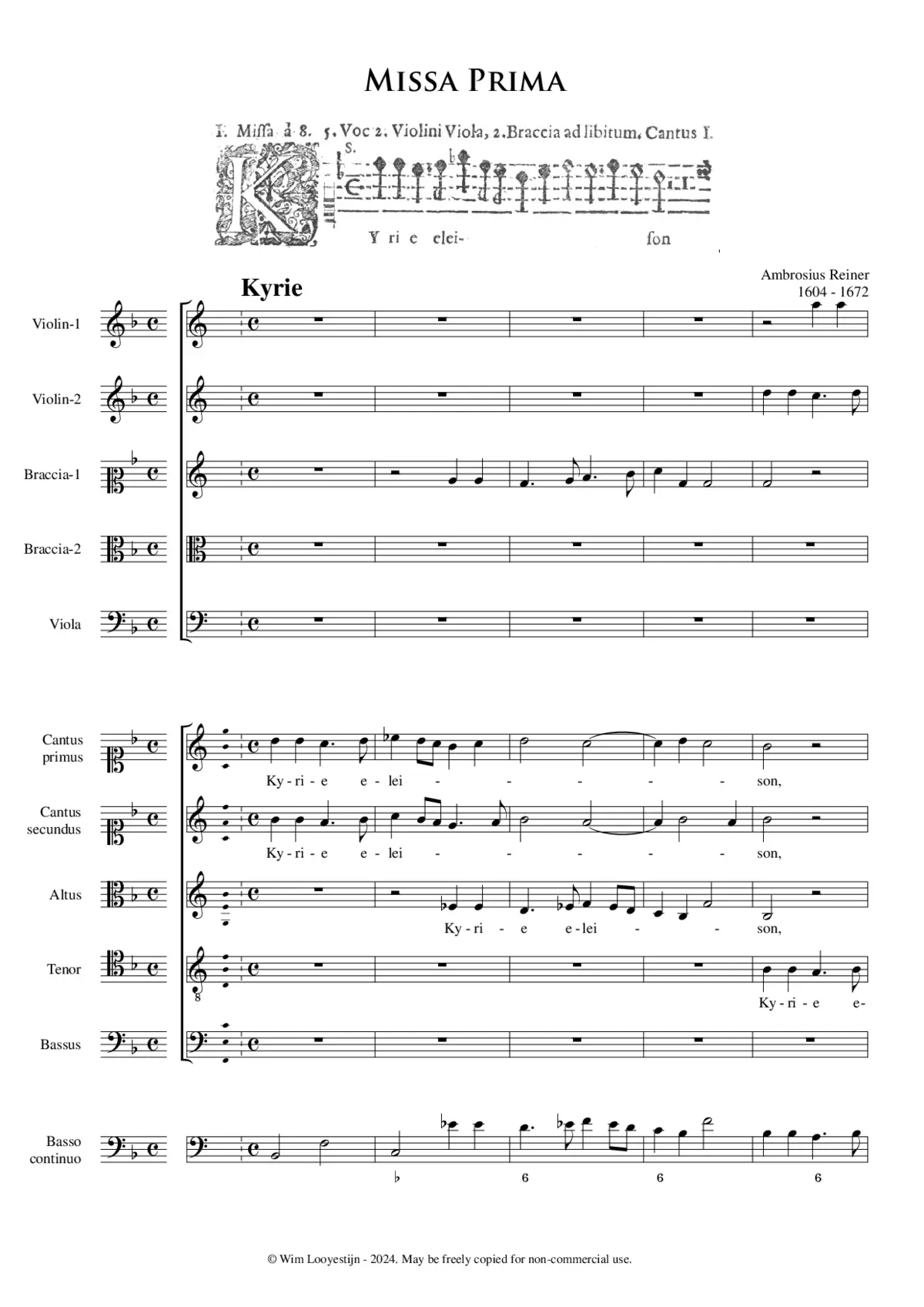 Missa Prima - Page 1
