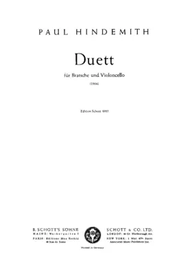 Duo for Viola and Cello
