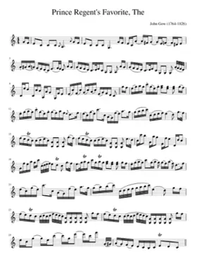 The Prince Regent's Favorite