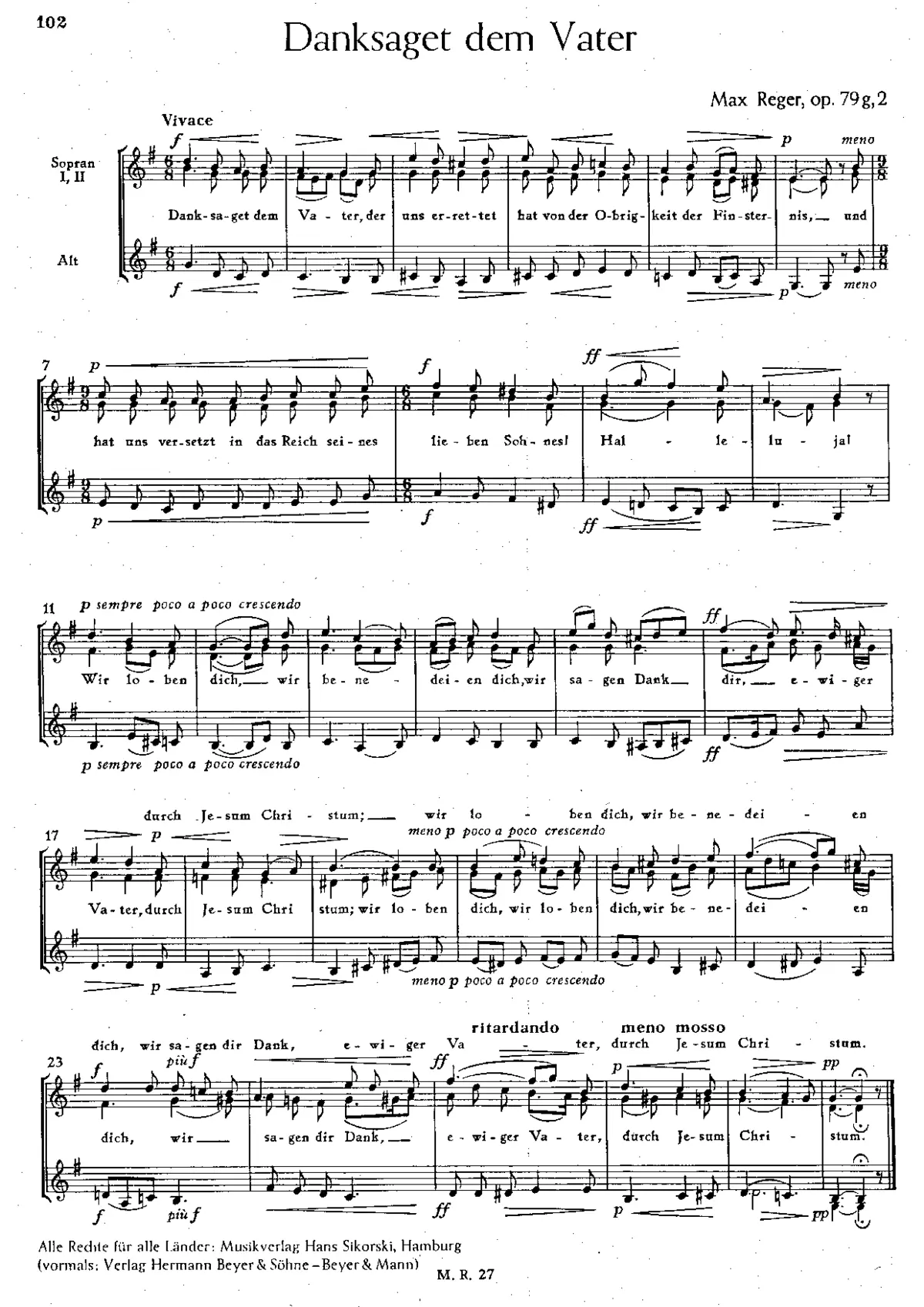 3 Choralbearbeitungen - Page 1