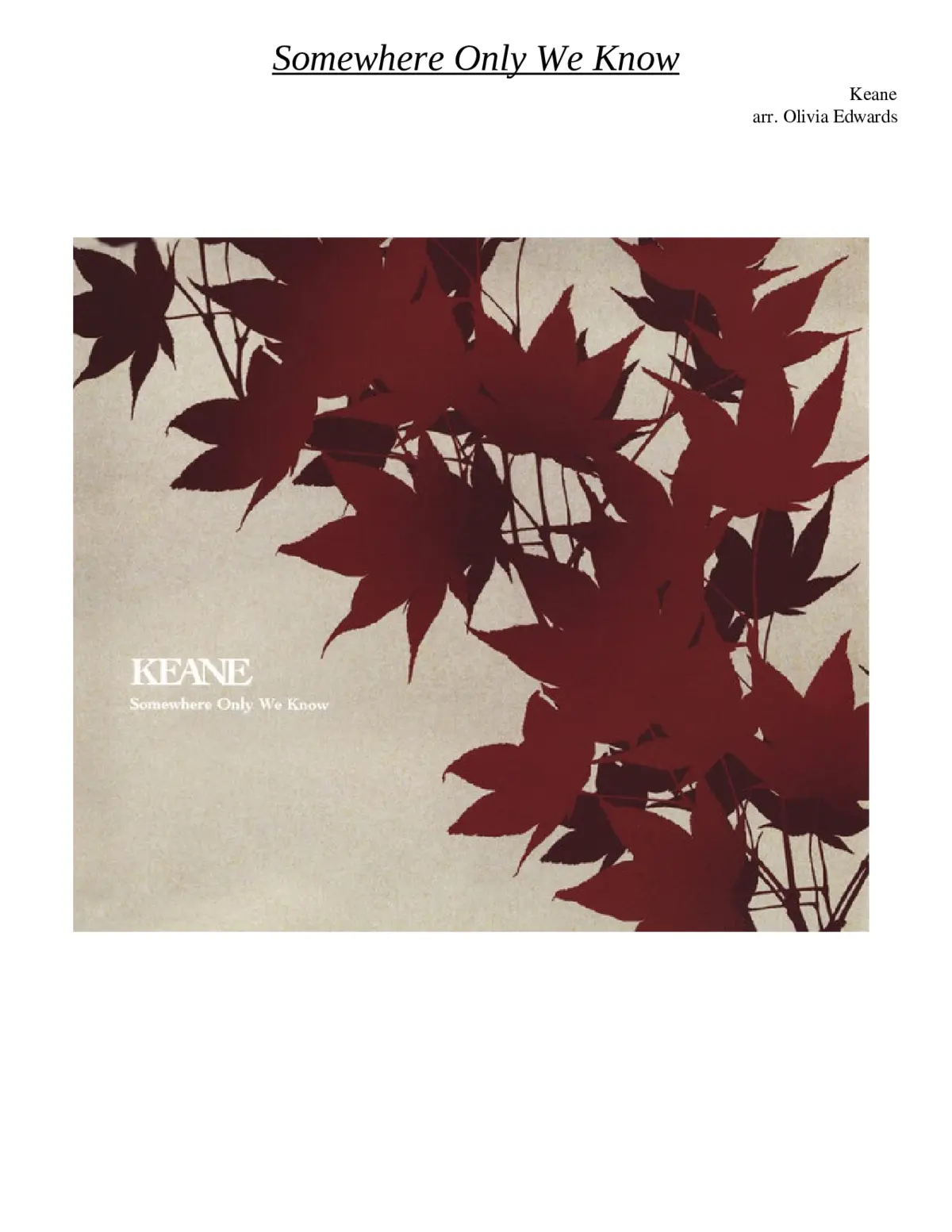 somewhere only we know - Page 1