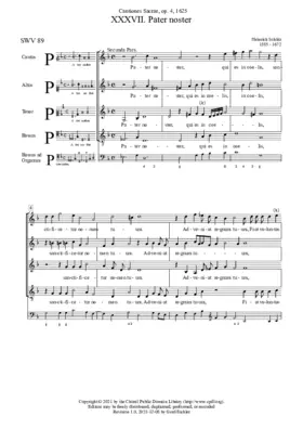 Pater noster, qui es in coelis, SWV 89