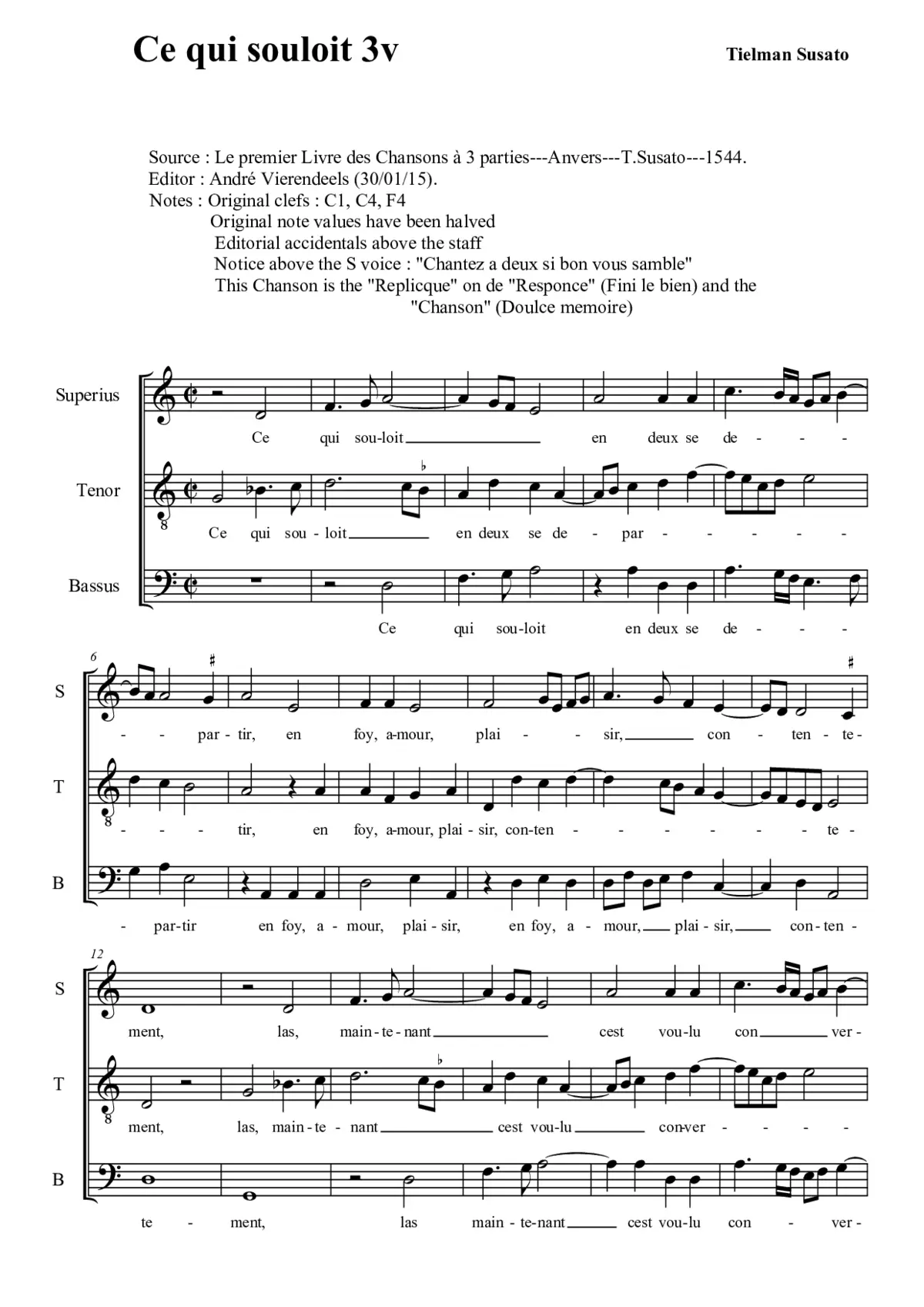 Ce qui souloit - Page 1