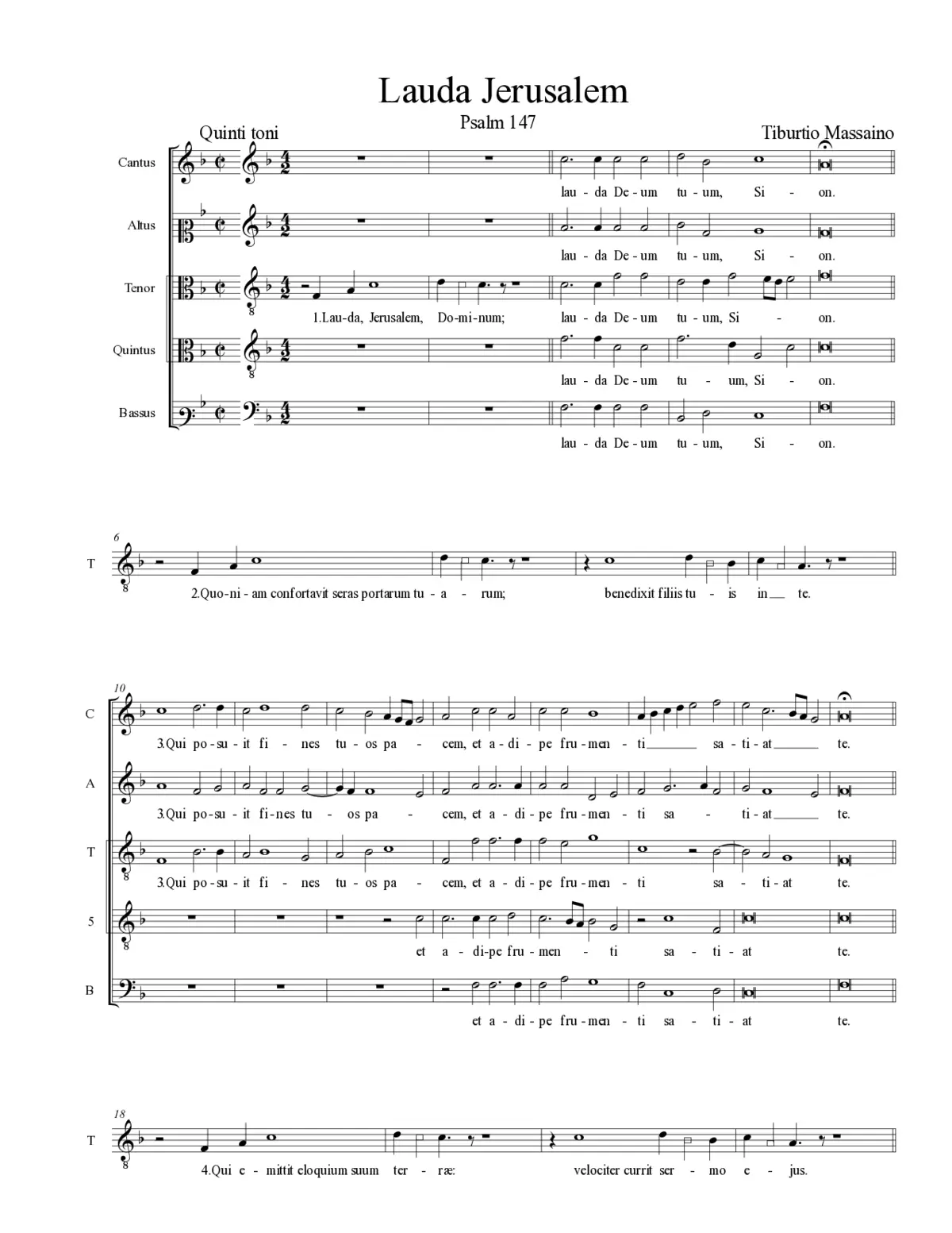 Lauda Jerusalem - Page 1