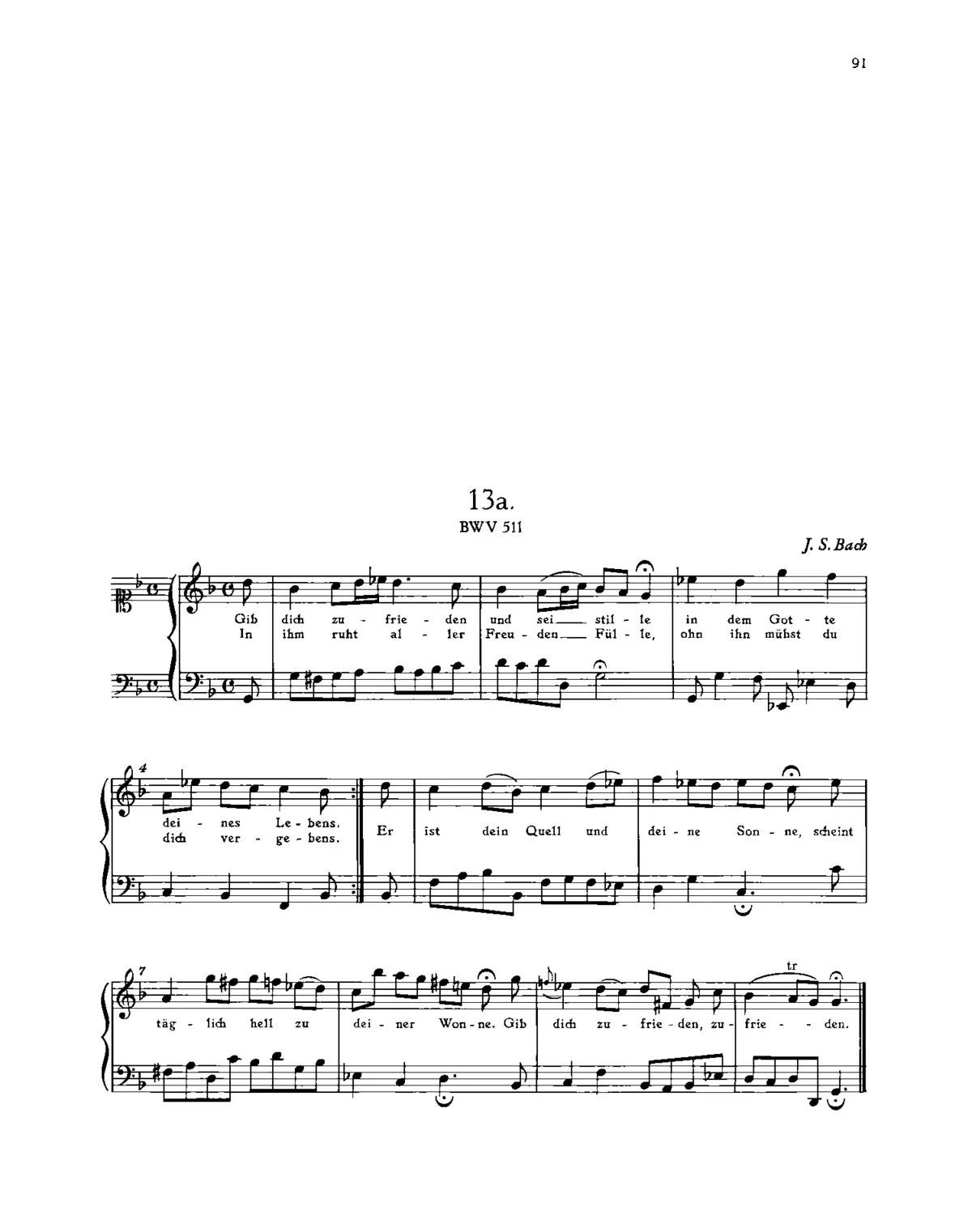 Gib dich zufrieden und sei stille - Page 1