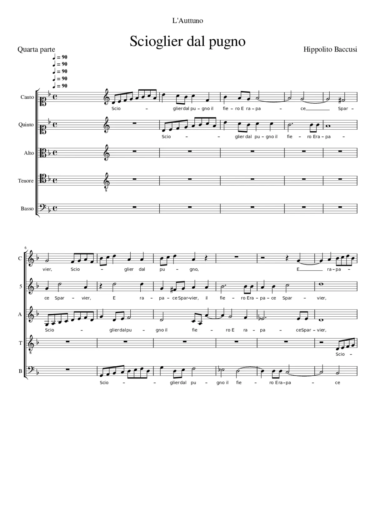 Scioglier dal pugno - Page 1