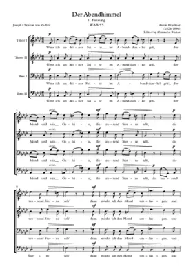 Der Abendhimmel I WAB 55