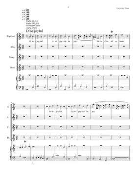 O be joyful