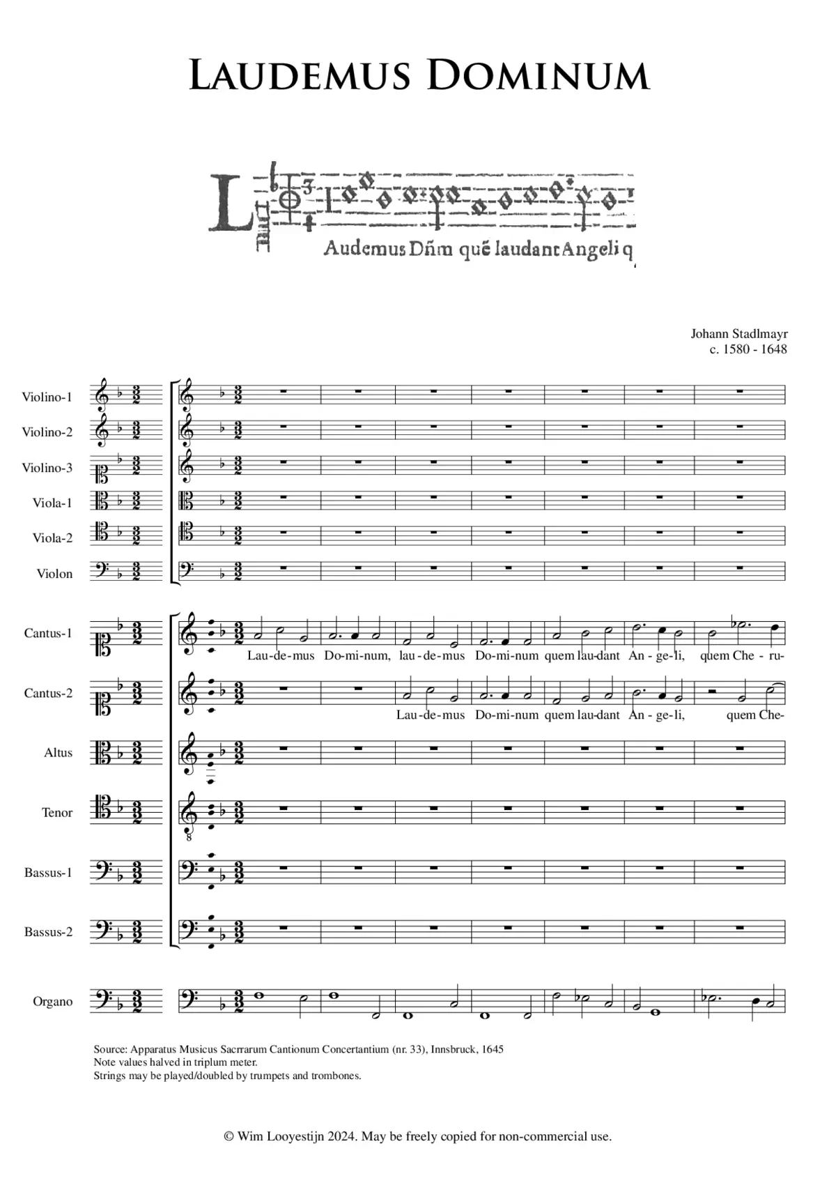Laudemus Dominum - Page 1