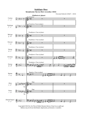 Jubilate Deo, omnis terra a 11