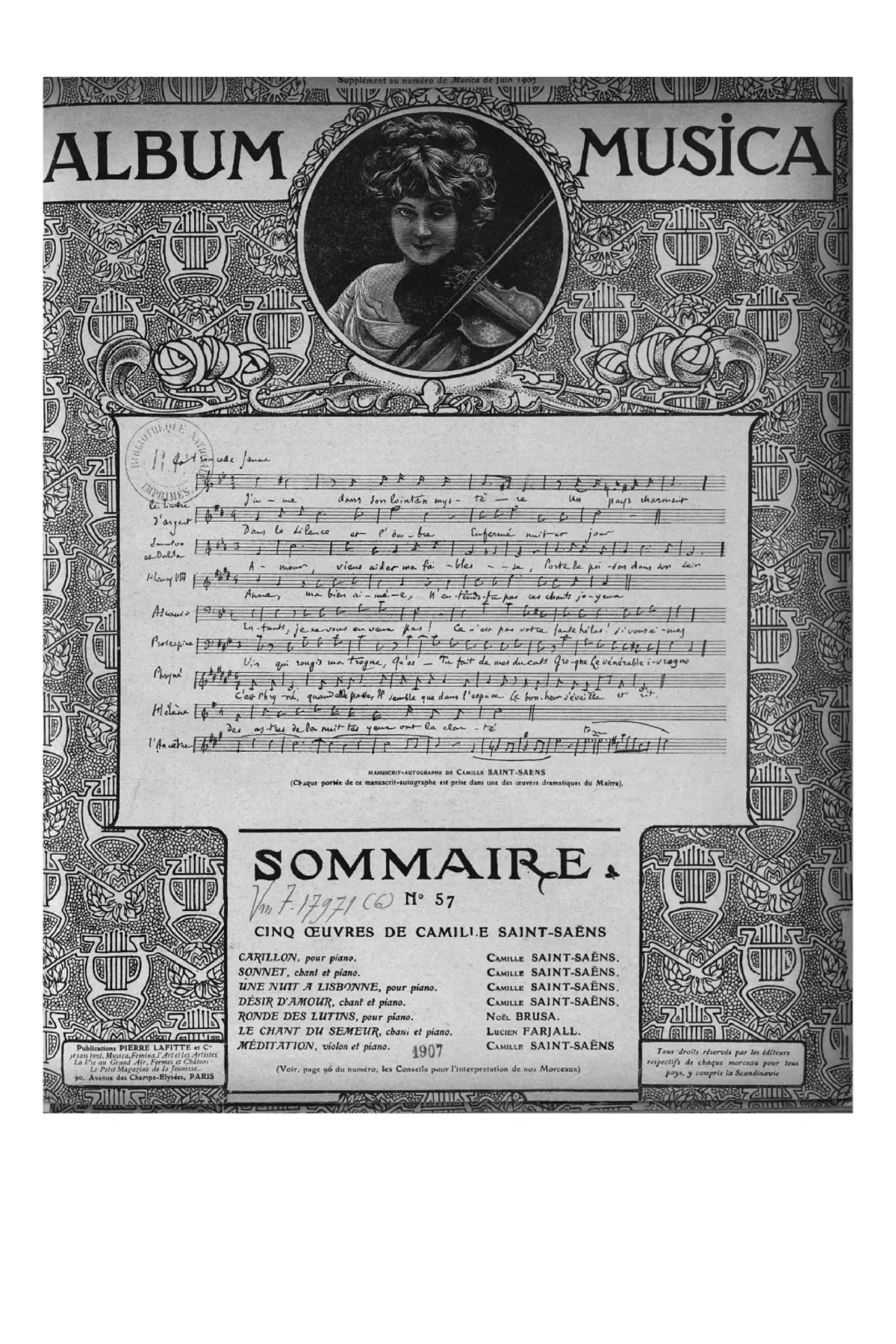 Méditation d'après la 6ème bagatelle - Page 1