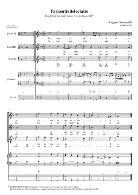 Tu, mentis delectatio