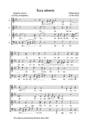 Ecce advenit dominator Dominus