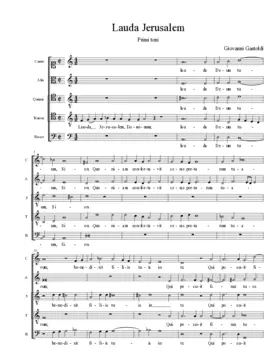 Lauda Jerusalem primi toni