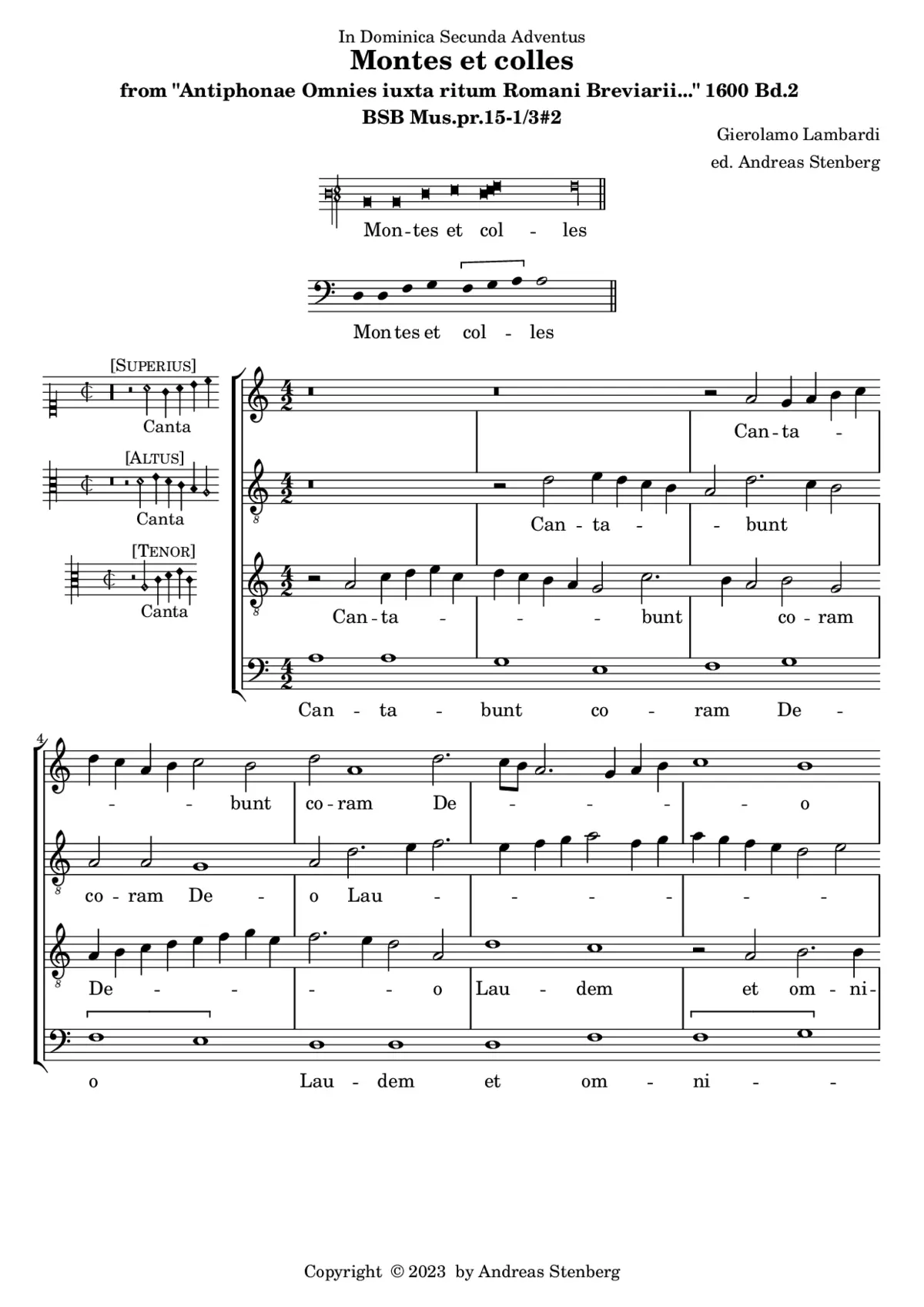 Montes et colles - Page 1