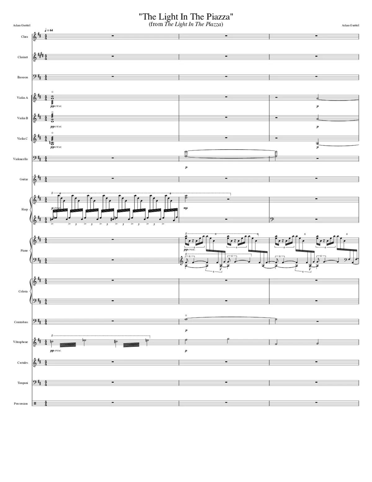 The Light In The Piazza - Page 1