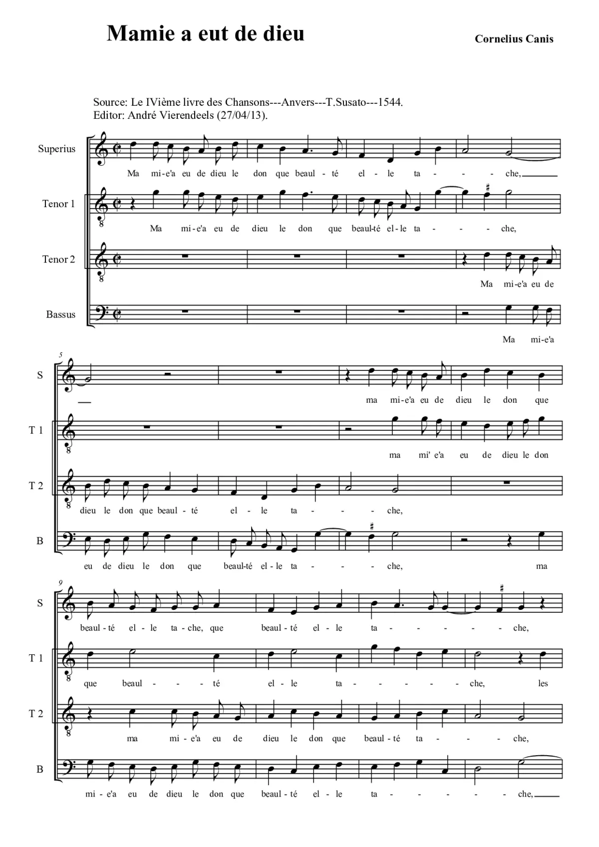 Mamie a eut de dieu - Page 1