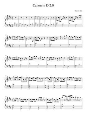 Canon and Gigue in D major P.37