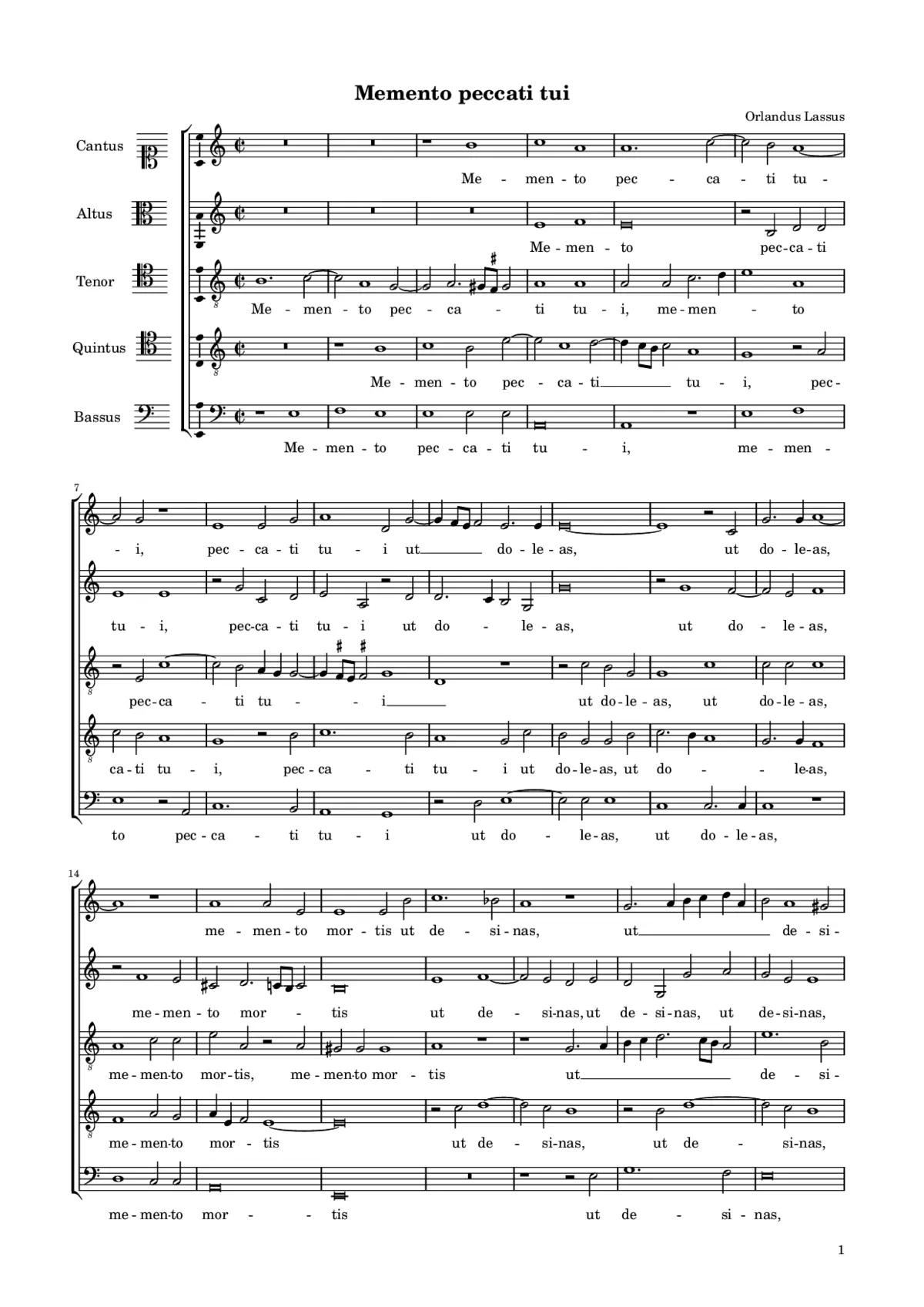 Memento peccati tui - Page 1