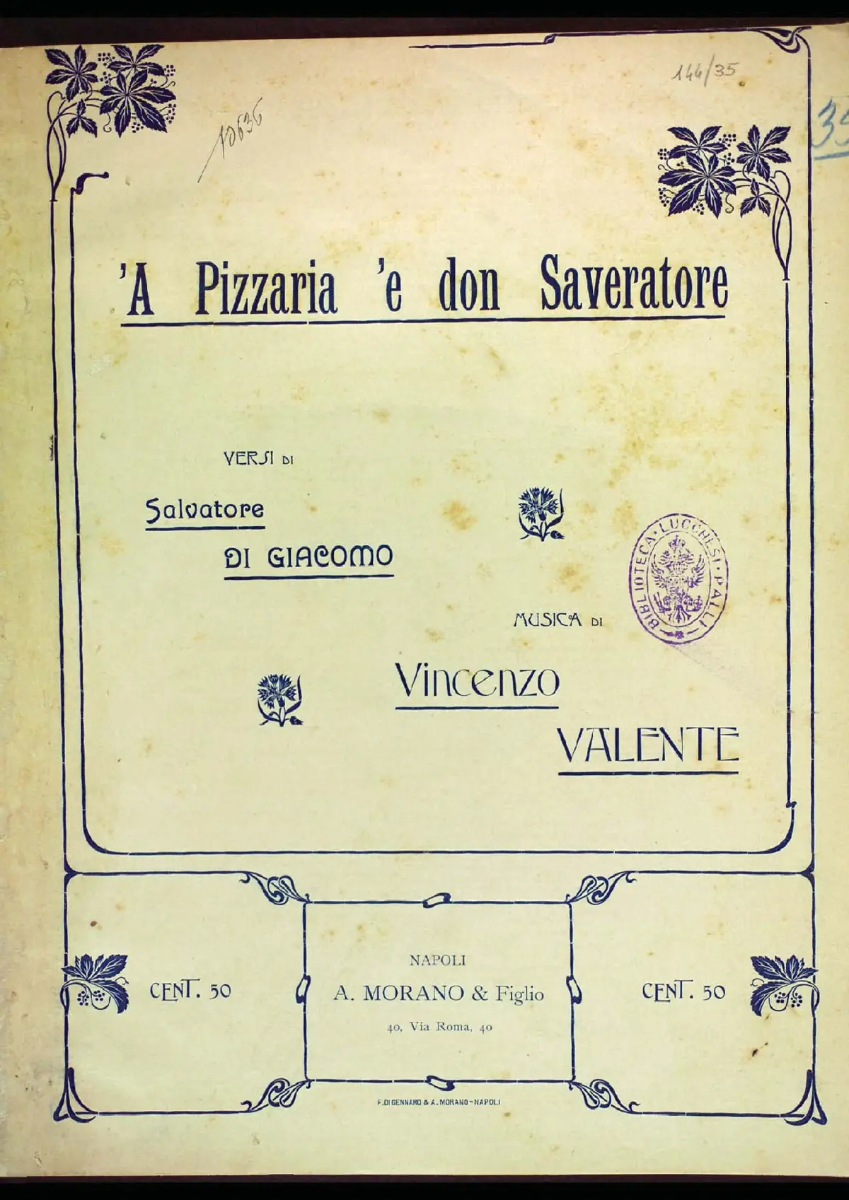 'A pizzaria 'e don Saveratore - Page 1